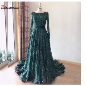 Dubai A-line Luxury evening dress